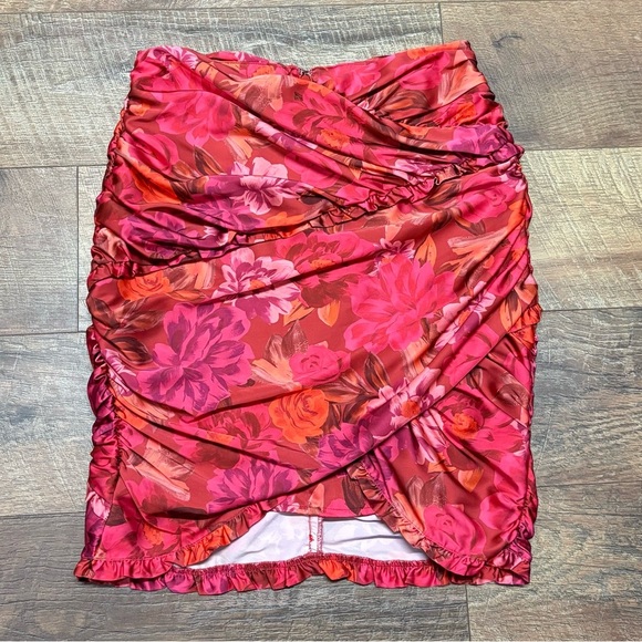 For love & Lemons Alia Floral Mini Skirt Size Small - Picture 2 of 5